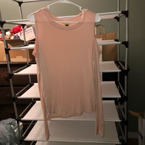 shoulderless long sleeve